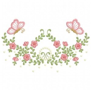 Floral com Borboletas
