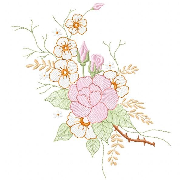 Ramo de Rosas com Flores